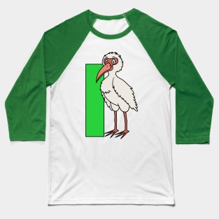 Letter I with Ibis Baseball T-Shirt